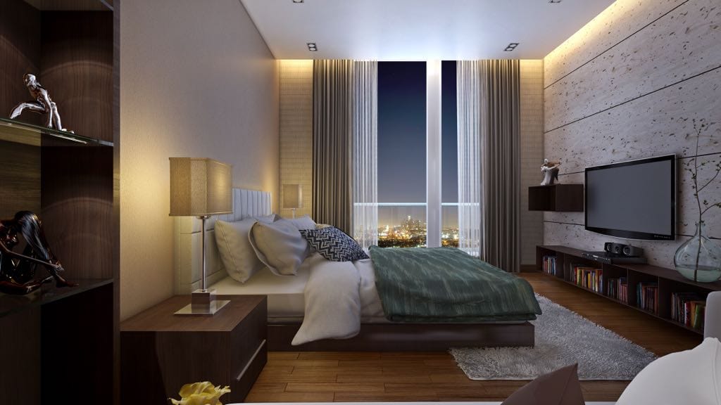 Luxury bedroom interior