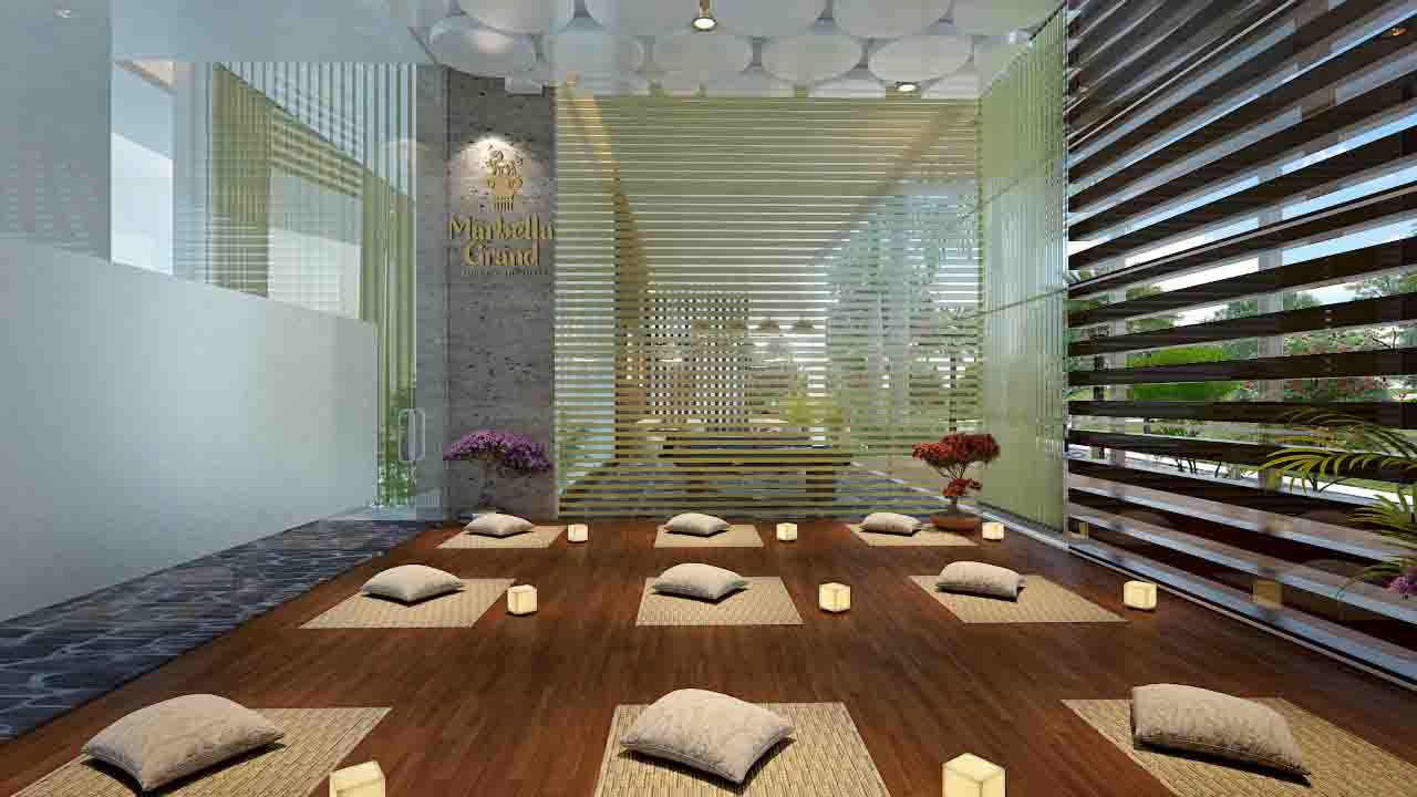 Luxury clubhouse interior